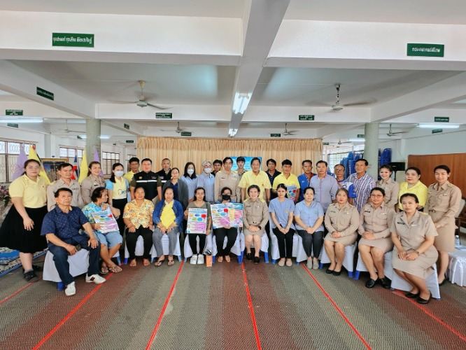 ประชุมประชาคมรับฟังความคิดเห็นของประชาชนและ ผู้มีส่วนได้เสียต่อร่างข้อบัญญัติองค์การบริหาร ส่วนตำบลเกาะลอยบางหัก