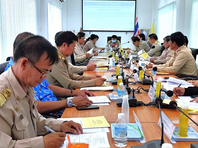 ประชุมสภาองค์การบริหารส่วนตำบลเกาะลอยบางหัก สมัยสามัญ สมัยแรก ประจำปี พ.ศ.2568 