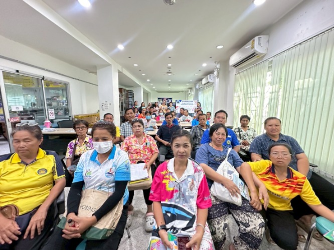 การป้องกันและดูแลสุขภาพจากฝุ่นละออง PM 2.5 โครงการส่งเสริมความรู้ด้านสุขภาพแก่ประชาชน ประจำปีงบประมาณ พ.ศ. 2568