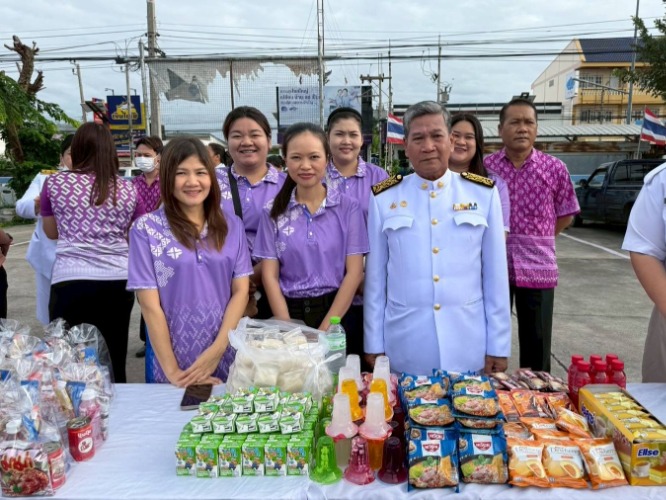 พิธีทำบุญตักบาตรถวายพระราชกุศลเนื่องในโอกาส วันเฉลิมพระชนมพรรษา สมเด็จพระนางเจ้าสุทิดา พัชรสุธาพิมลลักษณ พระบรมราชินี